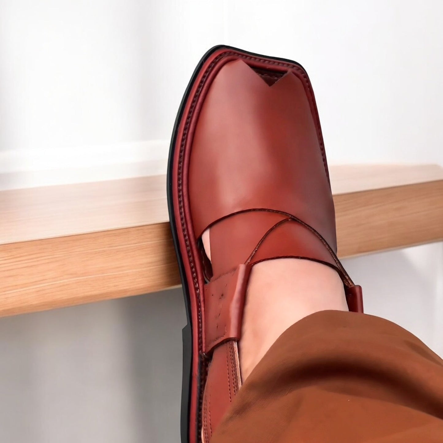 Classic Mustard Peshawari Chappal