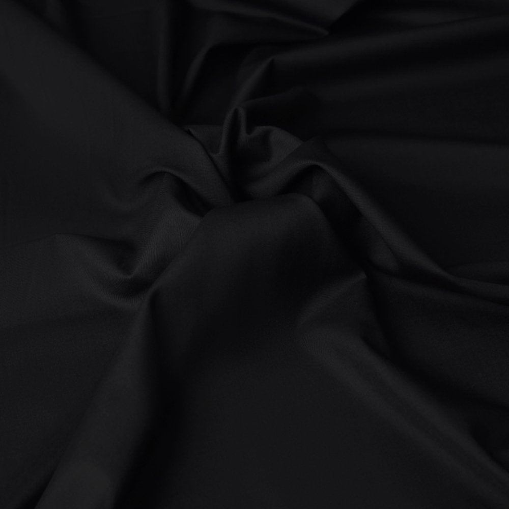 Italian Wash & Wear Unsitiched Suit - Jett Black