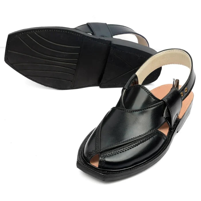 Black Quetta Norozi Chappal
